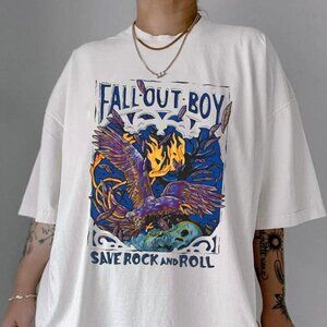 Save Rock And Roll Summer Tour Pop Punk Graphic T-Shirt